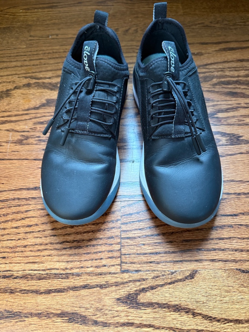 Clove leather sneakers